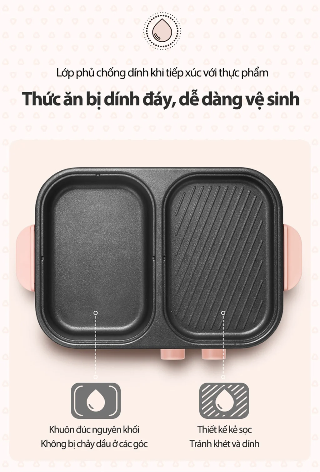 Nồi lẩu nướng đa năng Bear DKL-C12D1