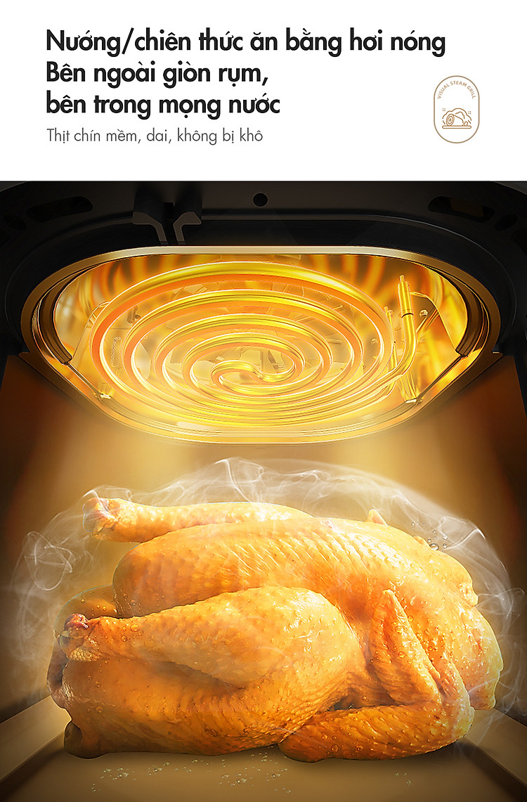 Nồi chiên không dầu Bear QZG-F15E3