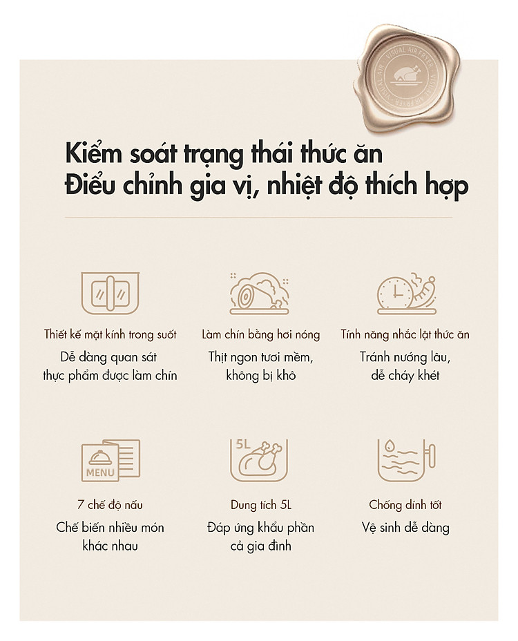 Nồi chiên không dầu Bear QZG-F15E3