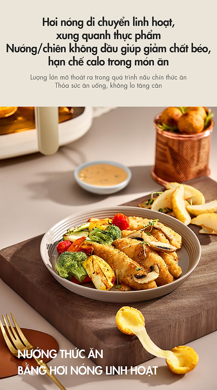 Nồi chiên không dầu Bear QZG-F15E3