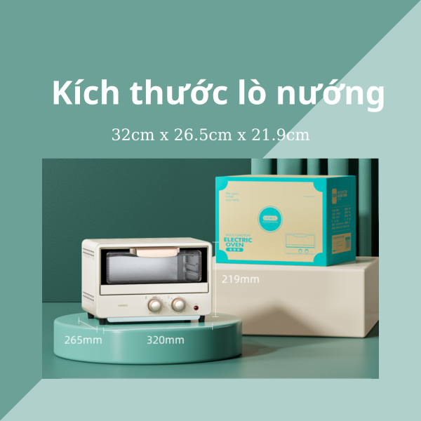 Kích thước lò nướng oidire