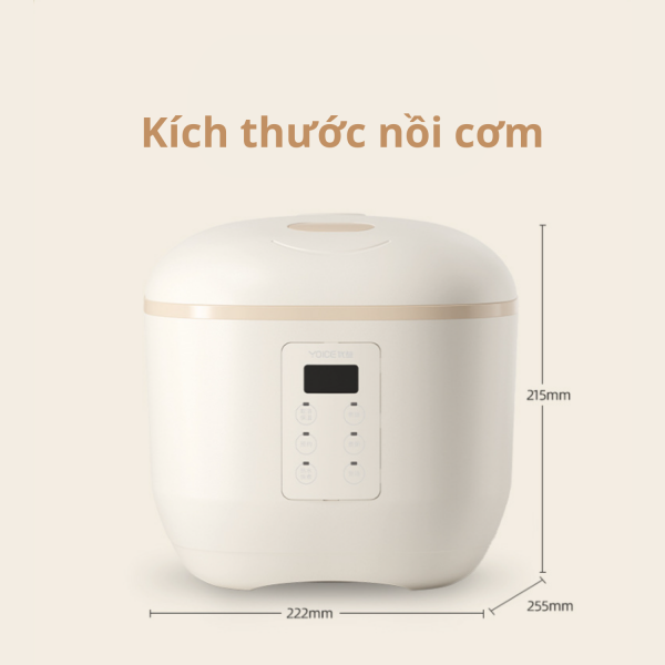 Kích thước nồi cơm điện
