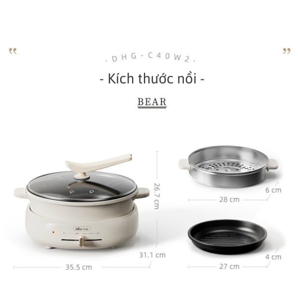 Nồi lẩu điện C40W2