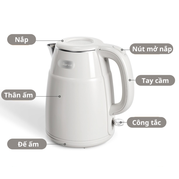 Ấm siêu tốc Bear