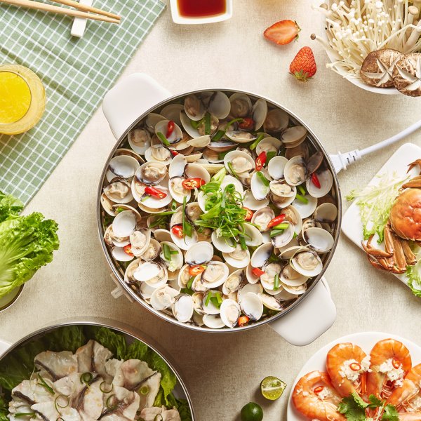 nồi hấp và nấu lẩu