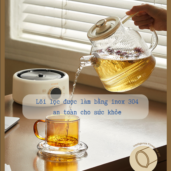 ấm điện pha trà