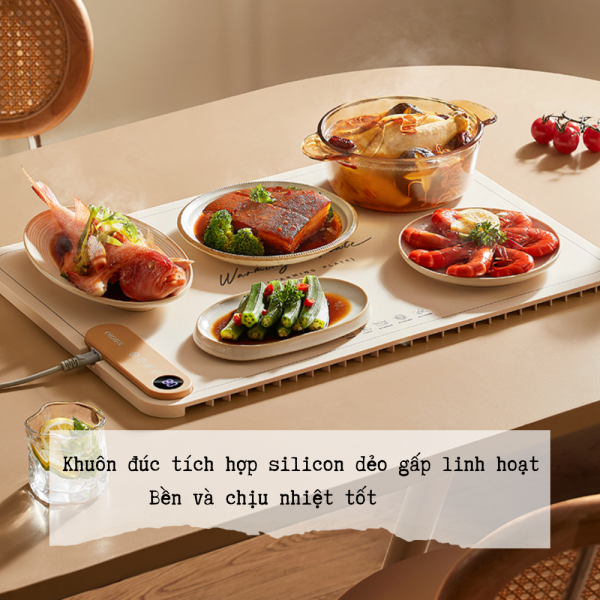 mâm điện hâm nóng