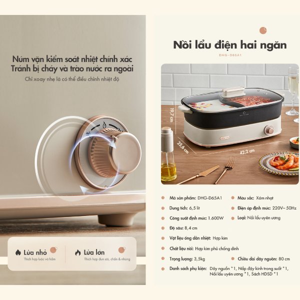 nồi lẩu hai ngăn