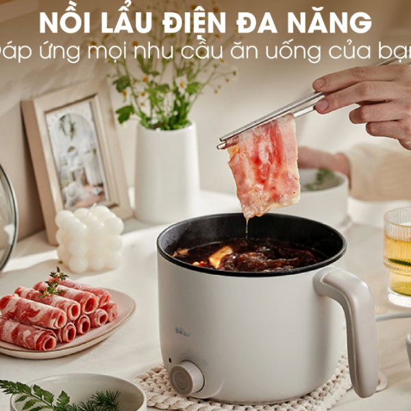 Nồi lẩu mini Bear 1.2L DRG-C12K1