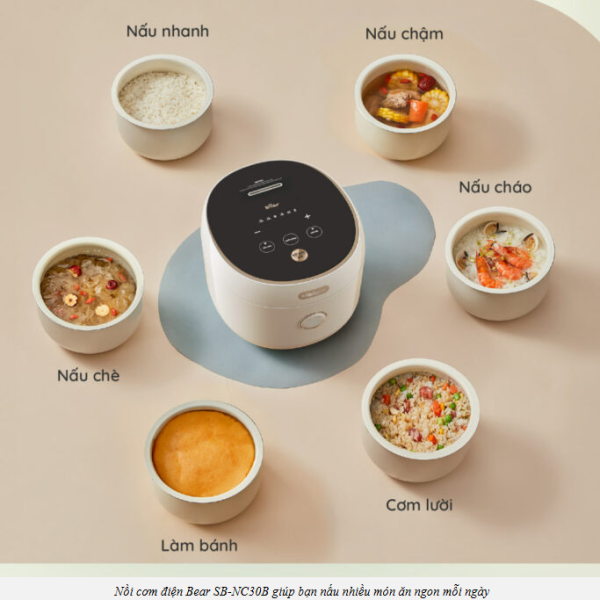 Nồi cơm điện Bear SB-NC30B