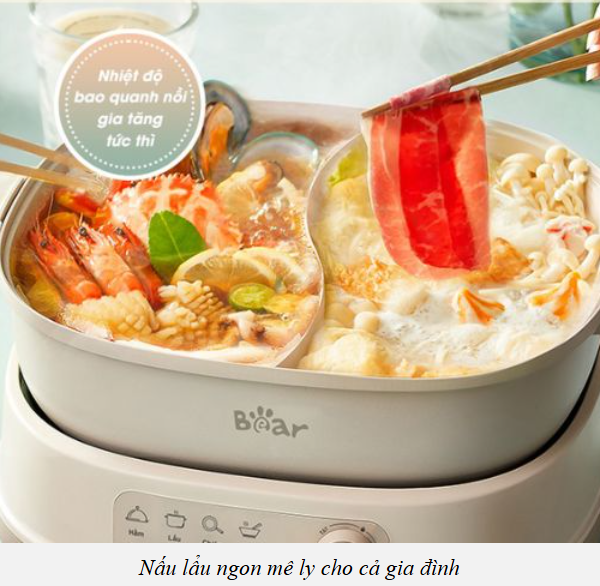 Nồi lẩu Bear 6L SB-NL60U